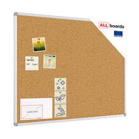 PINNWAND mit Alurahmen 100x80cm - Braun, Holz (100/80/1.6cm) - ALLboards