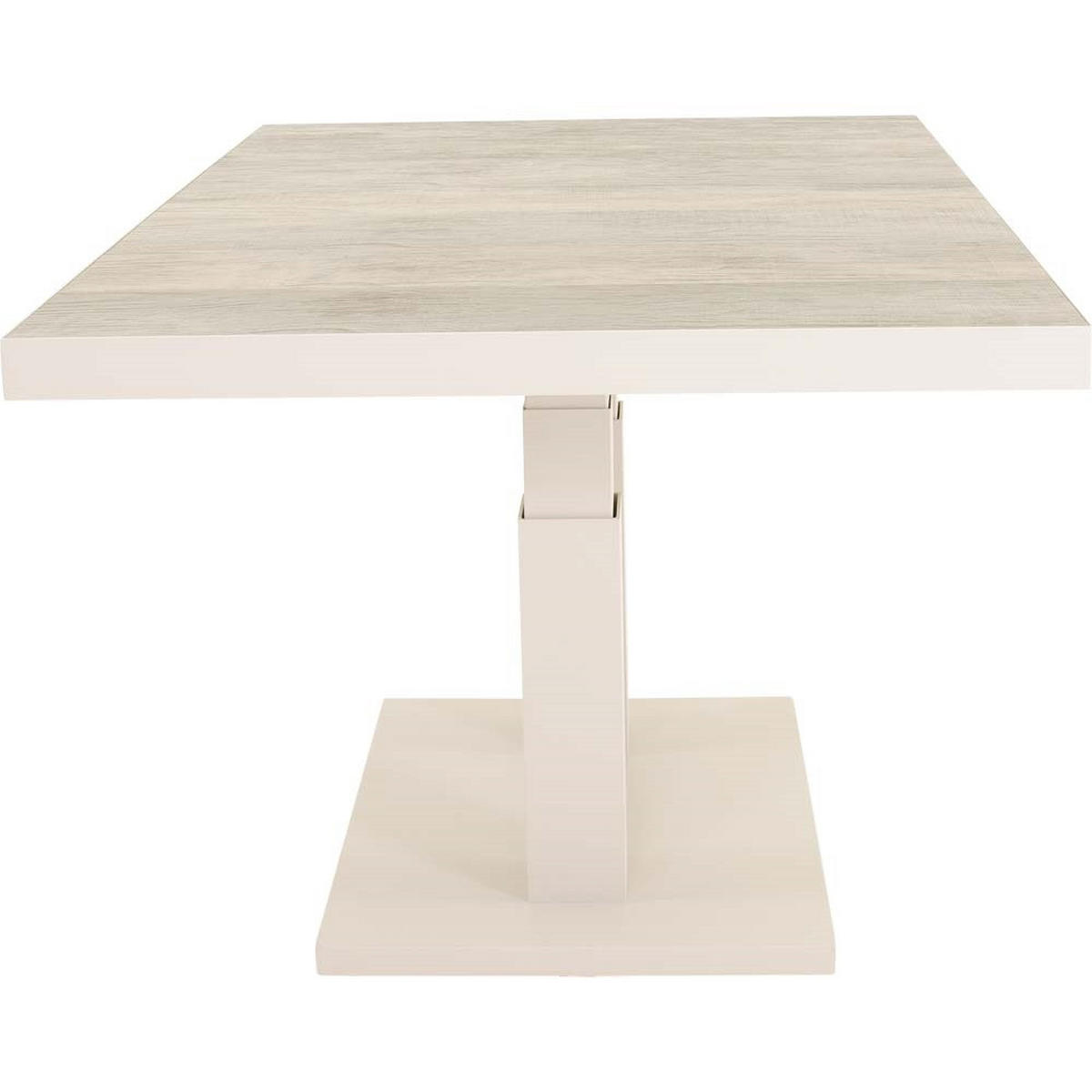 GARTENTISCH Prato - Beige - 140/85/50 cm - Beige, Metall (140/85/50cm) - Lesli Living