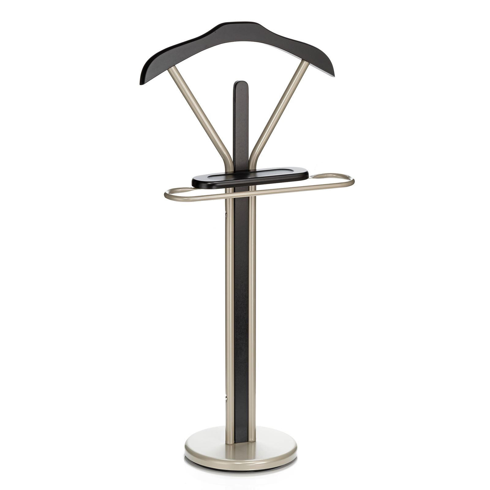 HERRENDIENER FABIO - Goldfarben/Schwarz, Metall (45/108/30cm) - IDIMEX