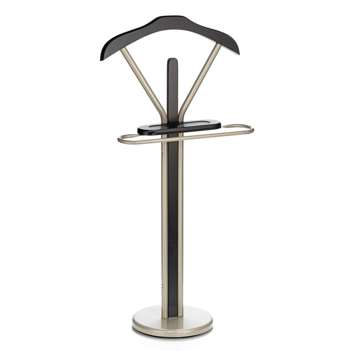 HERRENDIENER FABIO - Goldfarben/Schwarz, Metall (45/108/30cm) - IDIMEX