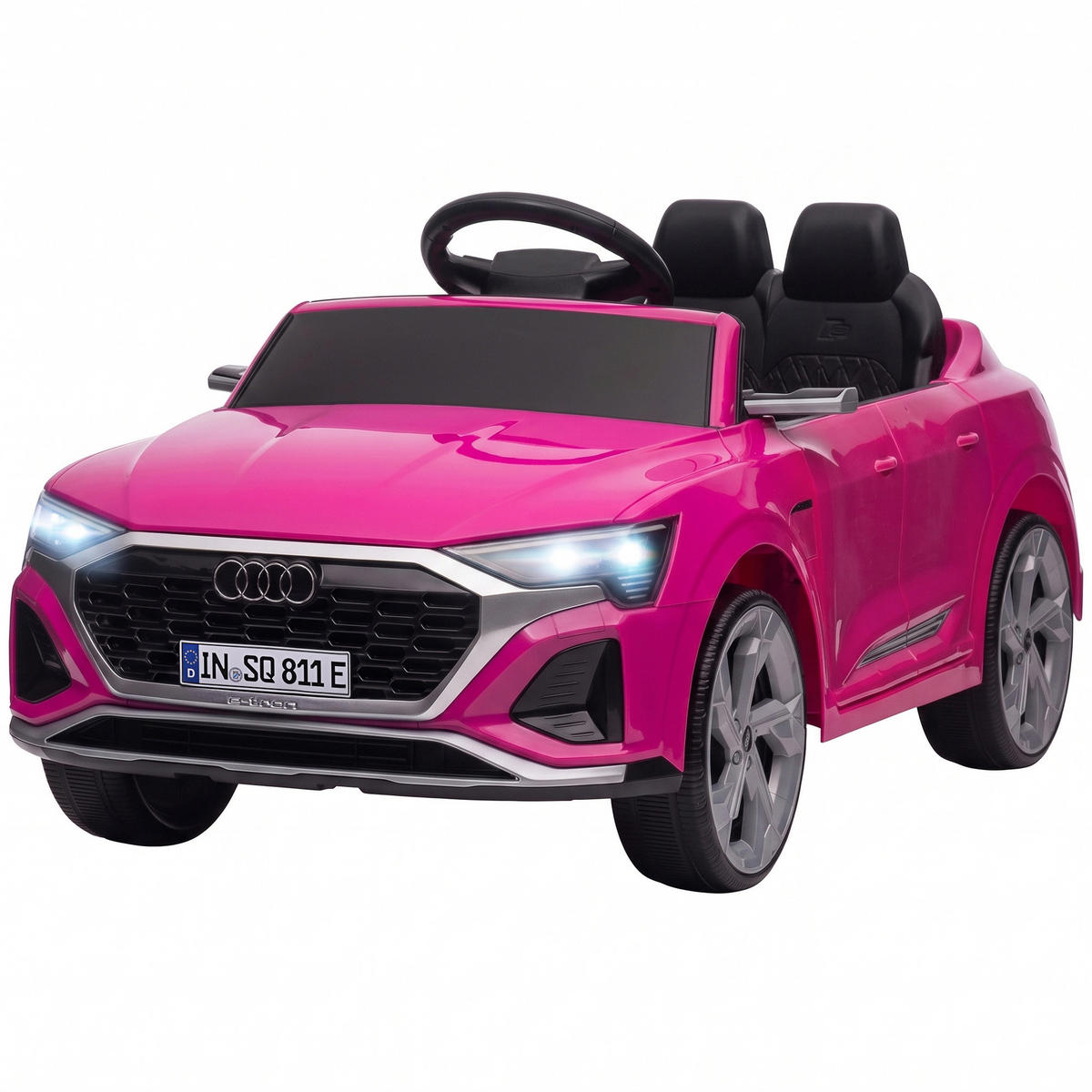 FAHRZEUGE zum Draufsitzen Rosa 98.0/49.5/43.0cm - Rosa, Kunststoff (98/49.5/43cm)