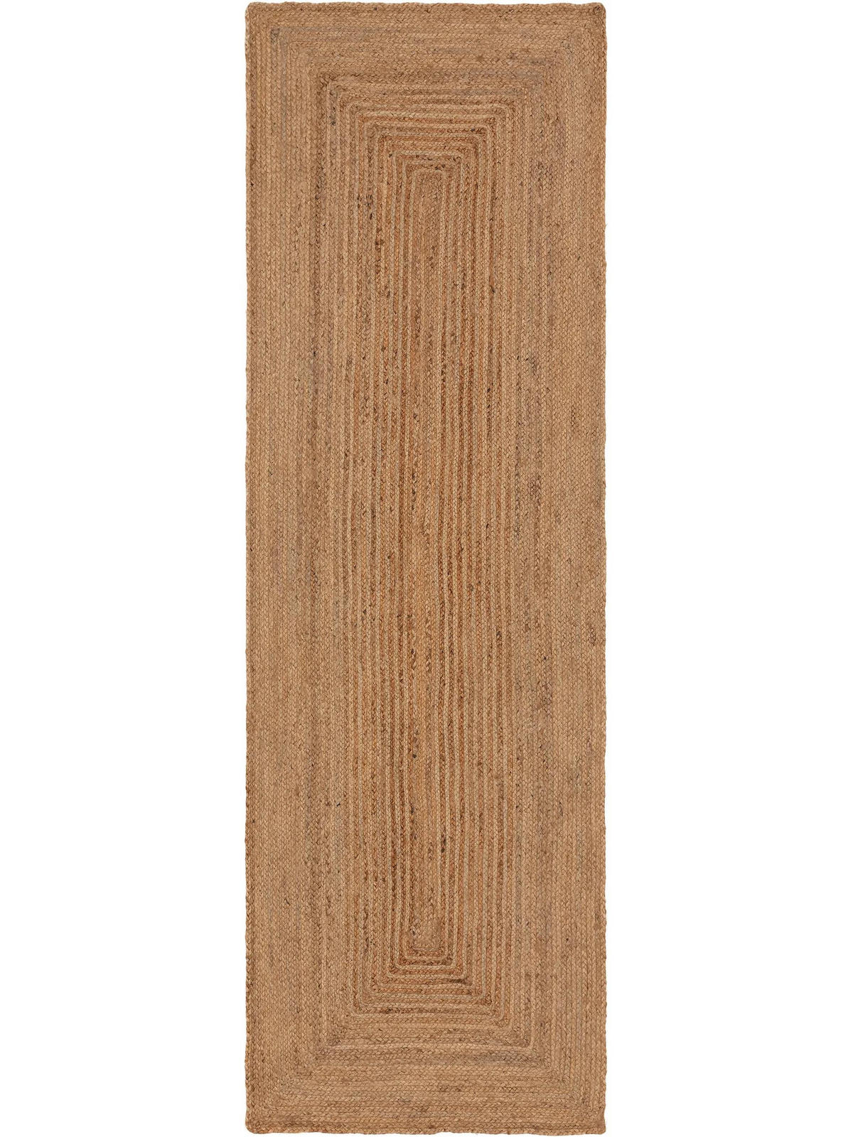 JUTENA preproga Jutta svetlo rjava 70x200 cm - svetlo rjava, tekstil/naravni materiali (70/200cm) - benuta Pure