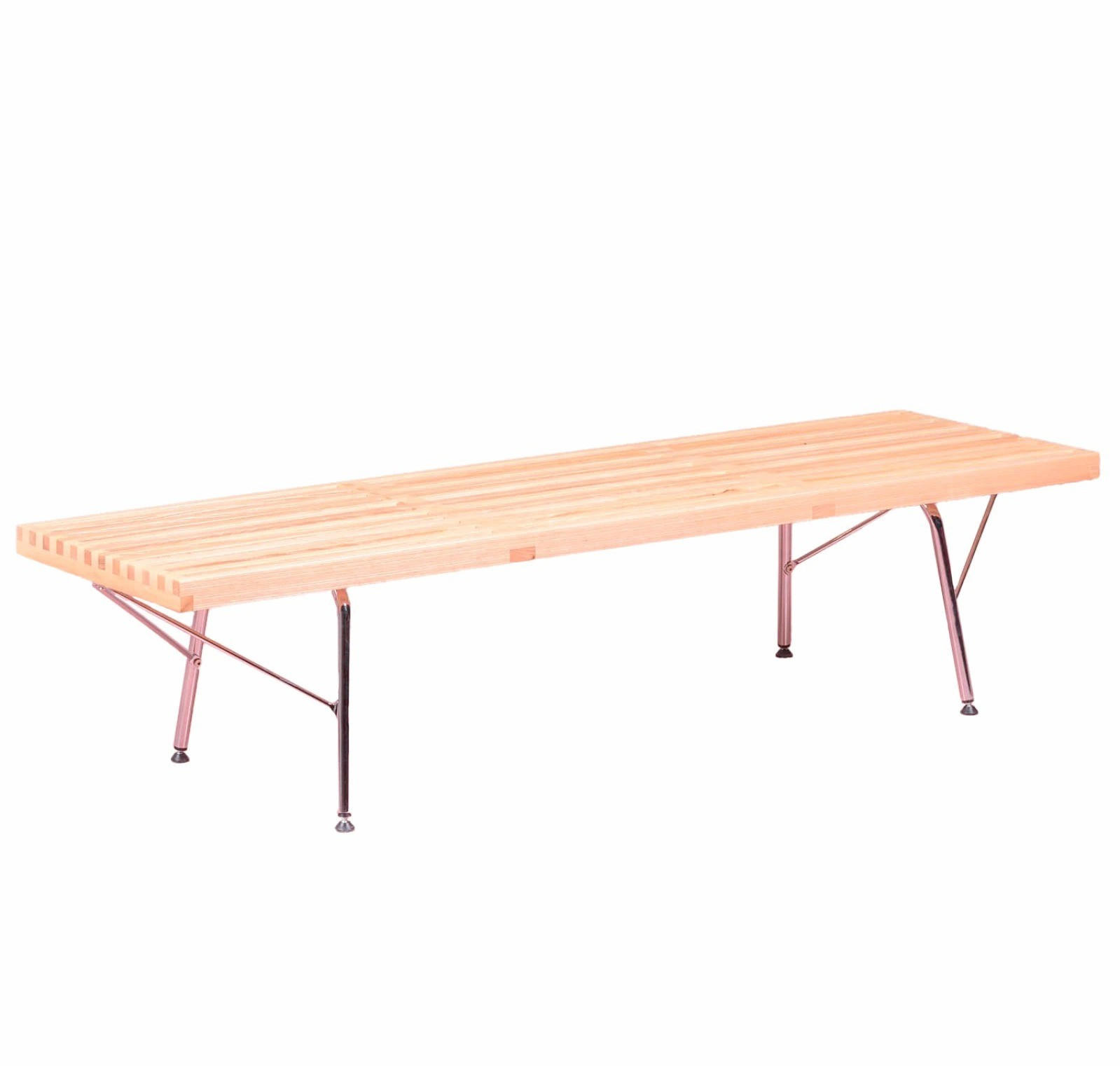 BANK Rechteckig Eschefarben 41/152/36 cm - Eschefarben, Holz (152/36/41cm) - Nest Dream
