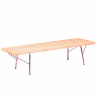 BANK Rechteckig Eschefarben 41/152/36 cm - Eschefarben, Holz (152/36/41cm) - Nest Dream