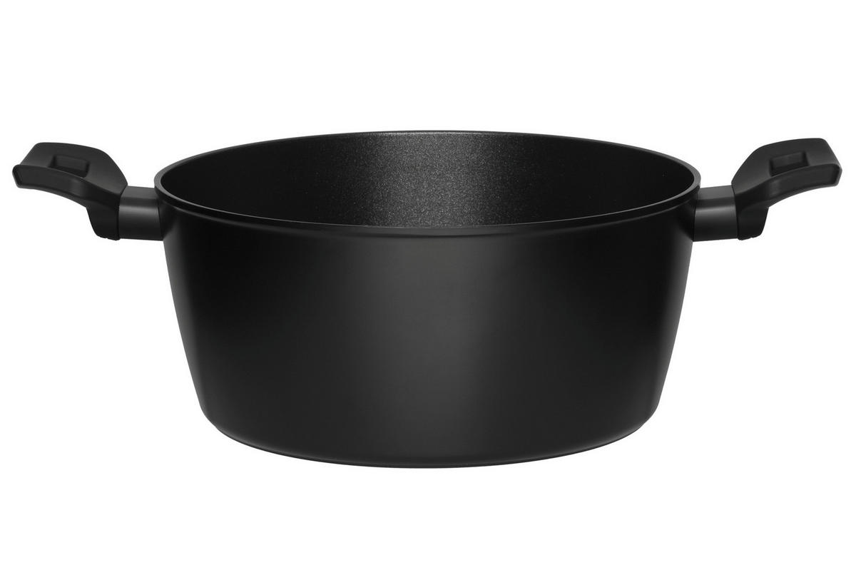 SUPPENTOPF 4,2 l - Schwarz, Metall (24cm)
