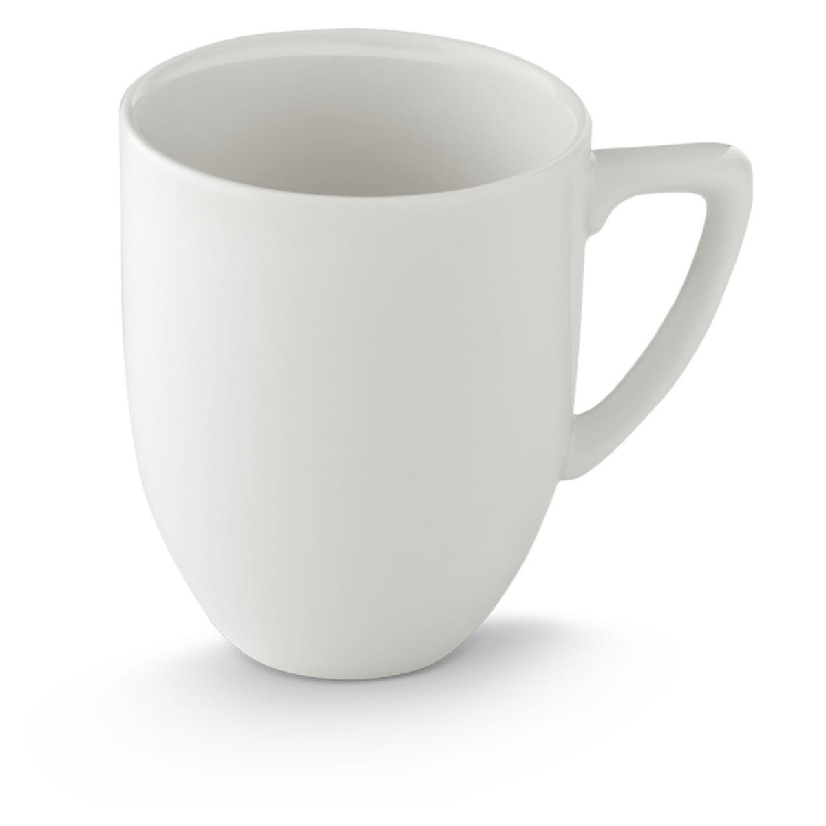 FRÜHSTÜCKS-GESCHIRRSET CARLINA 6-Personen 12-tlg - Weiß, Keramik (20/2/20cm) - KONSIMO®