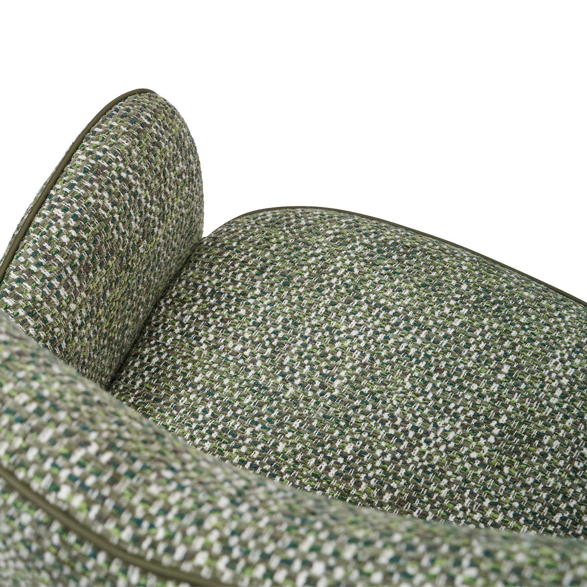 ESSZIMMERSTUHL FOCUS aus Metall und Stoff 63x65x90,5 (2er-Set) - Olivgrün, Textil/Metall (65/90.5/63cm) - Elementi
