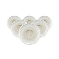 ESPRESSOUNTERTASSEN Sento Home Aura cream ø 12 cm 6er Set - Creme, Keramik (12cm) - Seltmann Weiden