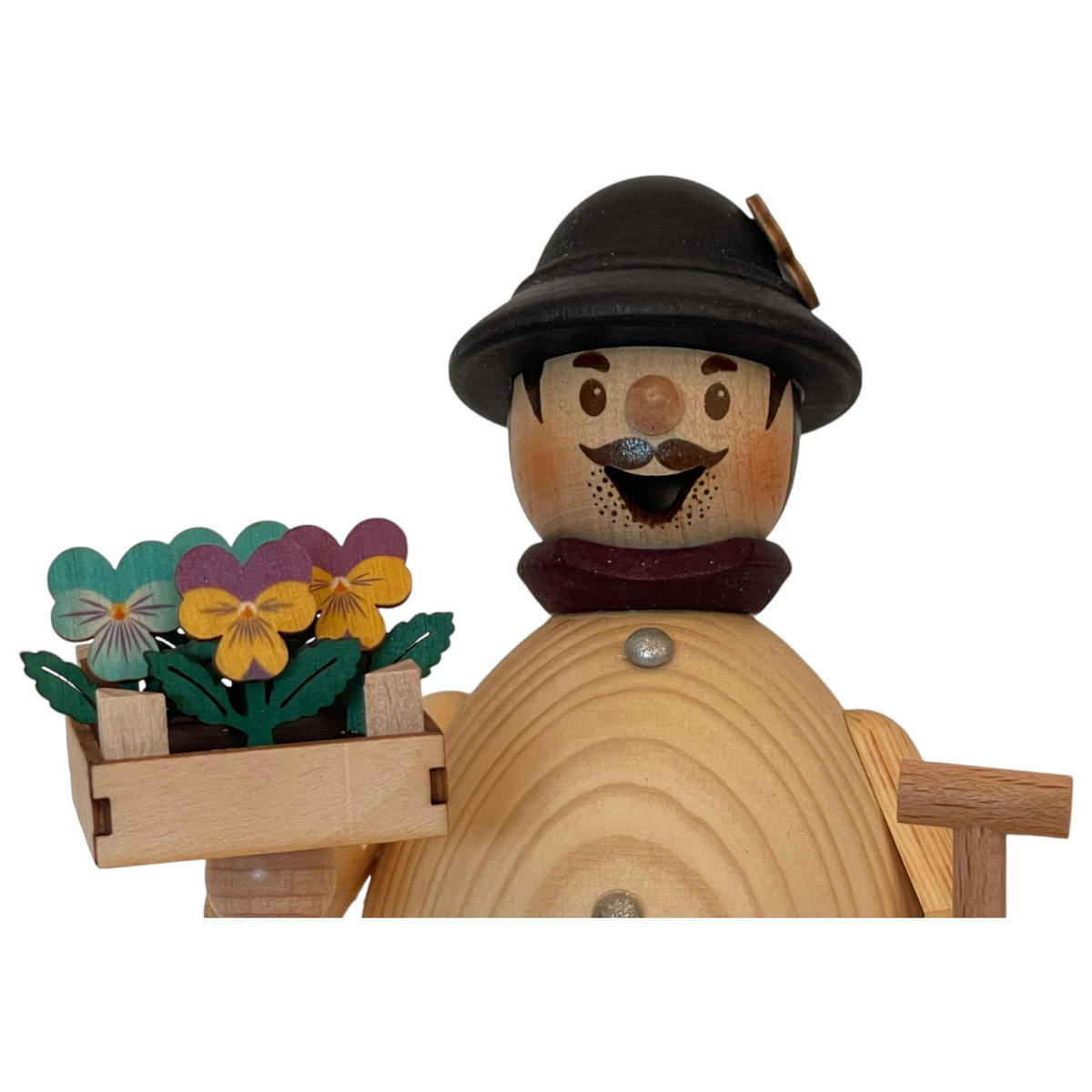 RAUCHMANN Max als Hobbygärtner 16 cm - Multicolor, Holz (10/16/10cm)