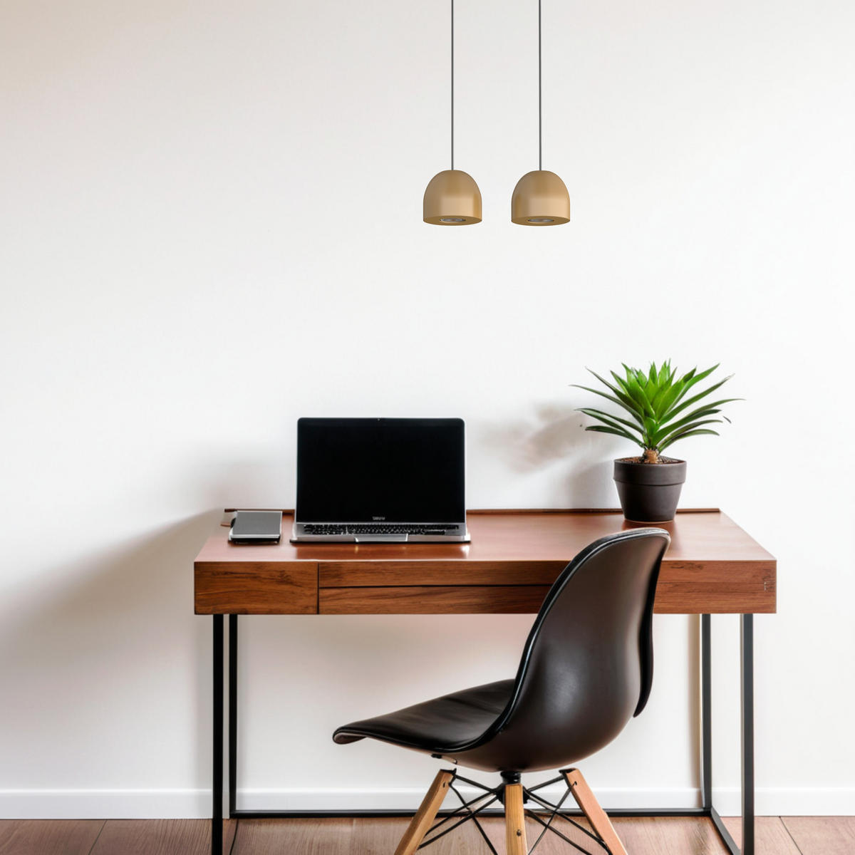 HÄNGELEUCHTE - Goldfarben, Metall (6.5/27/120cm) - Lumicom