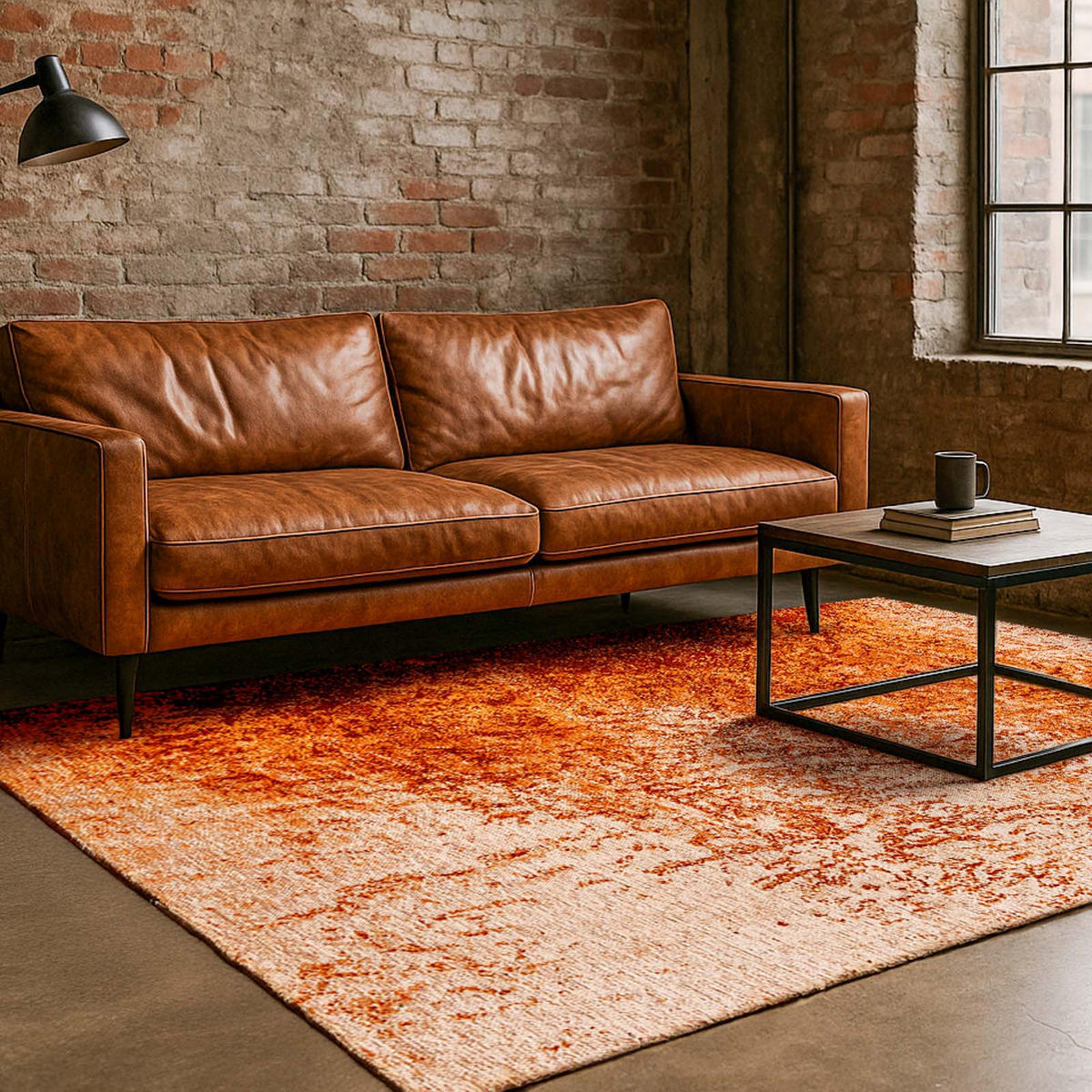 TEPPICH Sun Fire Lola&Moi 140/200 cm - Goldfarben, Kunststoff/Textil (140/200cm) - Lola&Moi