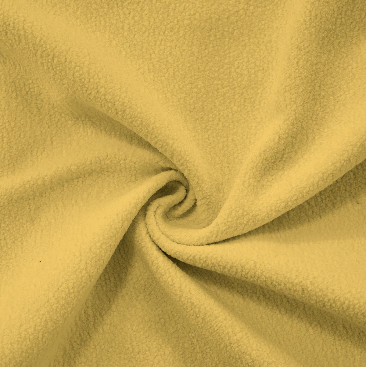 SOFA modular mit Ottomane U-/L-Form Chenille Gelb - Gelb, Kunststoff (145/81/313.1cm) - Meubliv