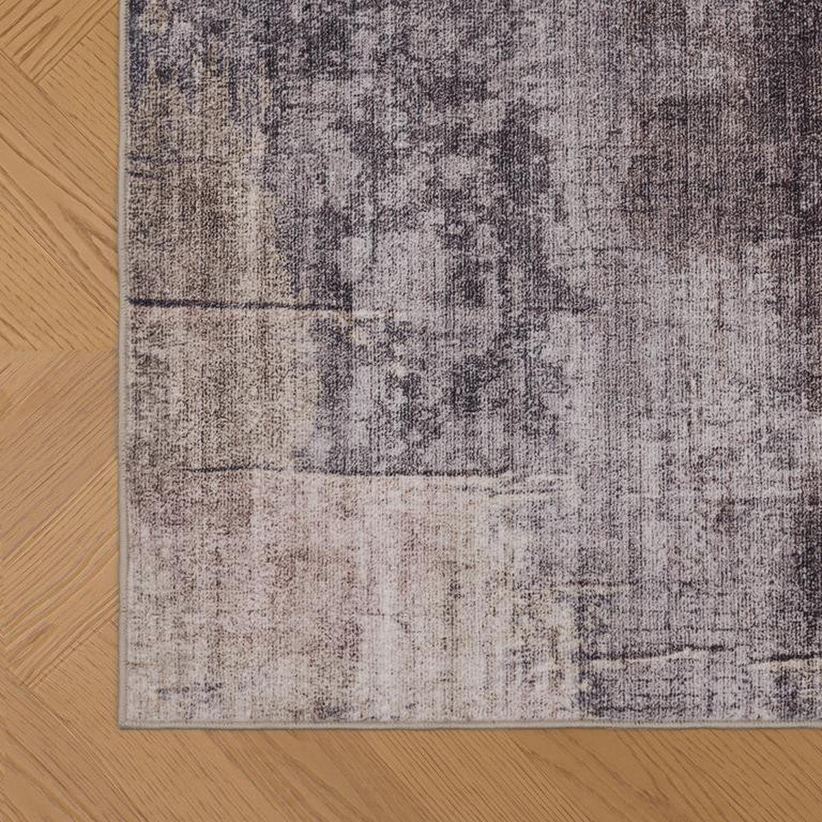 TEPPICH waschbar Flanel Beige/Braun 80x150 cm - Multicolor, Textil (80/150cm) - Vercai Rugs