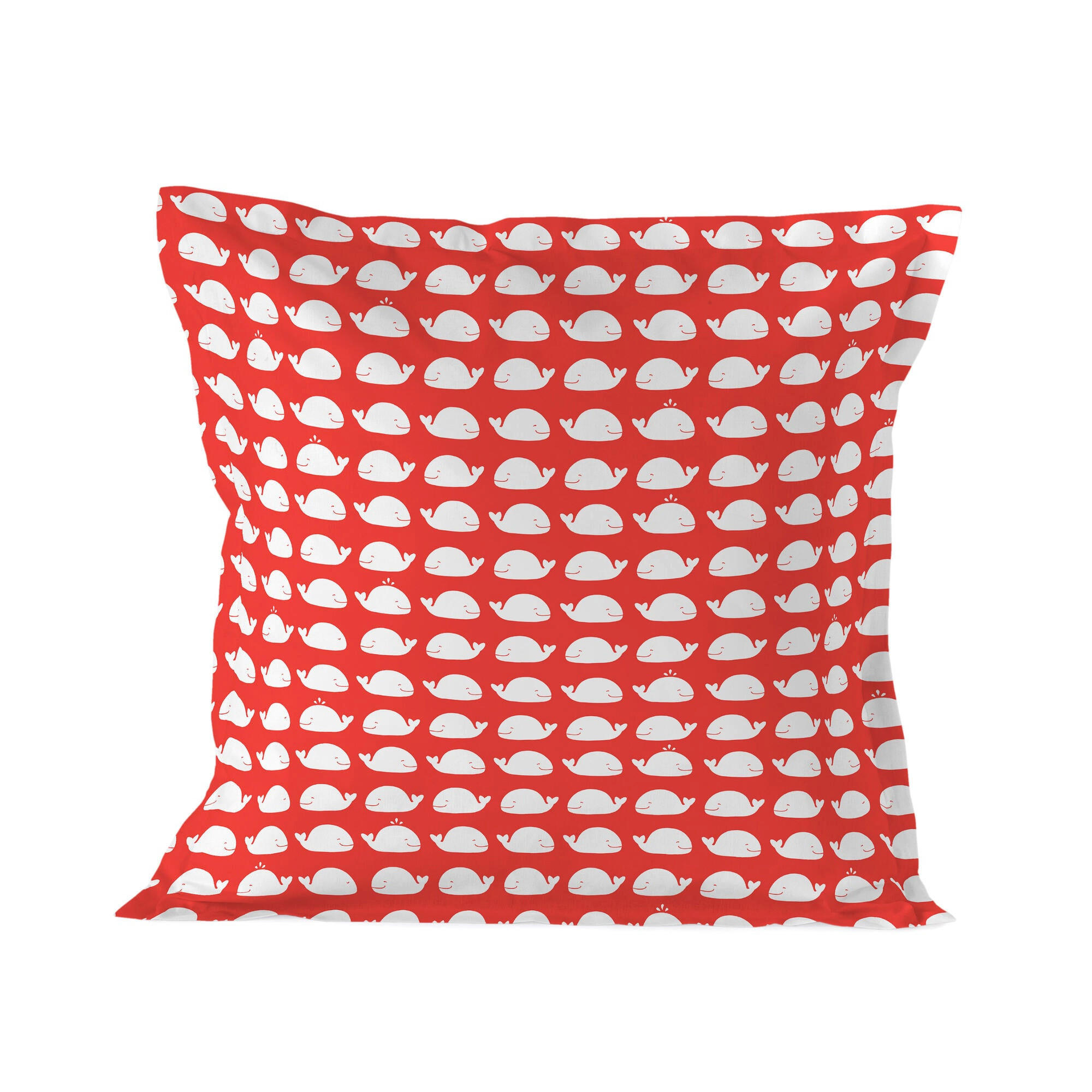 KISSENBEZUG wooden puppet 80x80 cm mehrfarbig - Multicolor, Textil (80/80cm) - Happy Friday