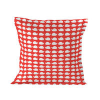 KISSENBEZUG wooden puppet 80x80 cm mehrfarbig - Multicolor, Textil (80/80cm) - Happy Friday