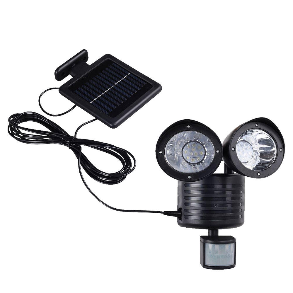 LED STRAHLER Kunststoff Schwarz - Schwarz, Kunststoff (11/18/20.5cm)