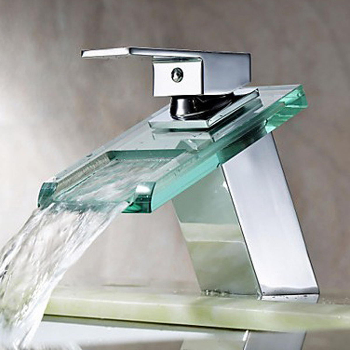 BADEZIMMERARMATUR, 160*150mm, mit Zulaufrohr und Abdeckung, silber. - Silberfarben, Metall (30/15/23cm) - Vallsero