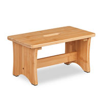 BAMBUSHOCKER - Hellbraun, Holz (40/20.5/22cm) - Relaxdays
