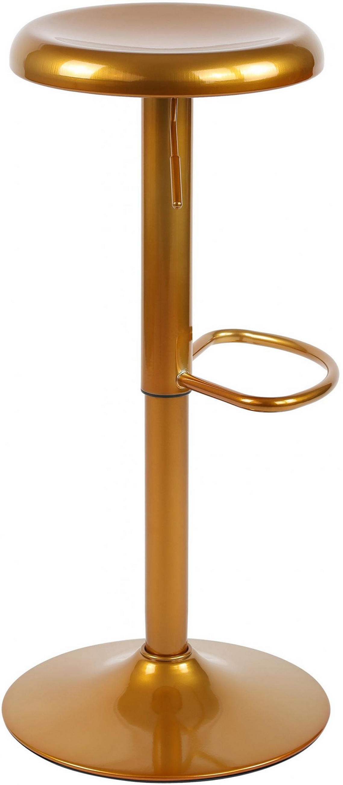 BARHOCKER Metall Gold - Goldfarben, Metall (38.5/58/38.5cm) - CLP