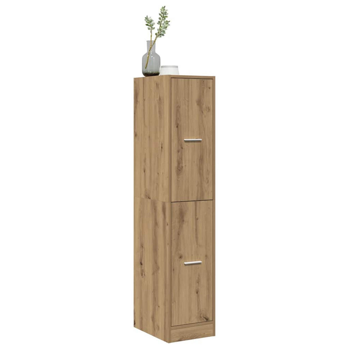APOTHEKERSCHRANK Artisian Oak 30/41/144,5 Cm Holzwerkstoff - Braun, Holzwerkstoff (41/144.5/30cm) - vidaXL