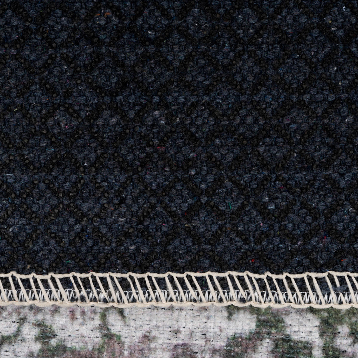 FLACHWEBETEPPICH Grünkohl - Grün, Textil (240/330cm) - Kukoon Rugs