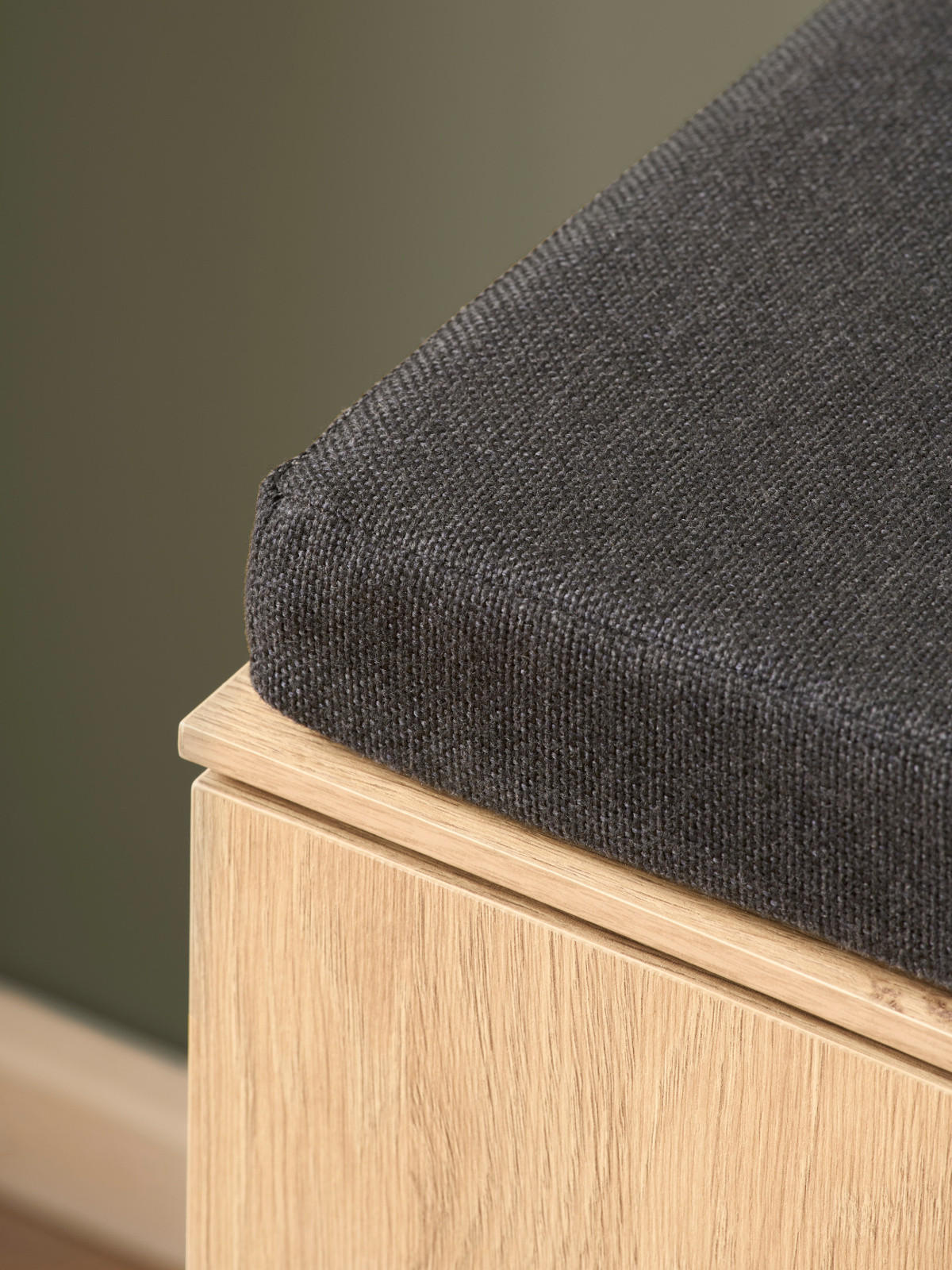 GARDEROBE-SET Stone Eiche 6-teilig 283 cm, Komplettset mit viel Stauraum - Eichefarben/Schwarz, Holzwerkstoff/Metall (283/200/40cm) - Furn.Design