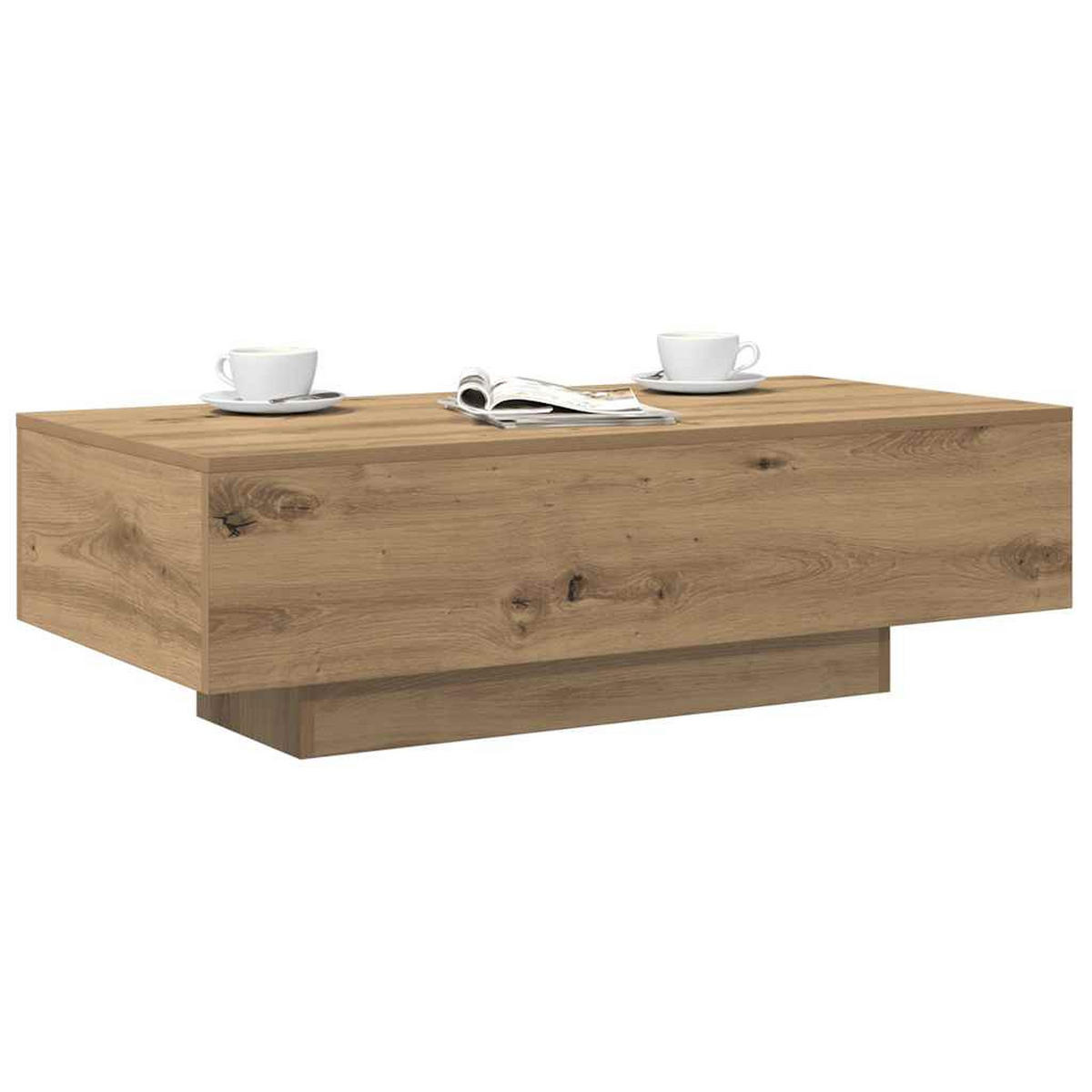 COUCHTISCH Artisan-Eiche 100/49,5/31 Cm Holzwerkstoff - Braun, Holzwerkstoff (100/49.5/31cm) - vidaXL