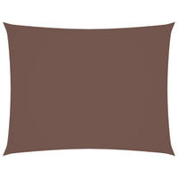 SONNENSEGEL Oxford-Gewebe Rechteckig 4x6 m Braun - Braun, Textil (600/400cm) - furnicato