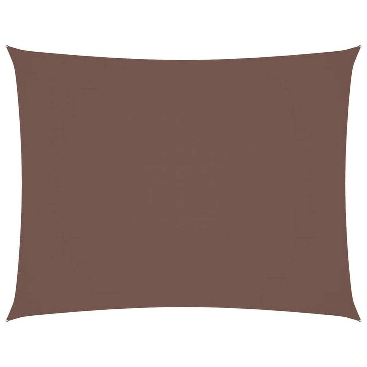 SONNENSEGEL Oxford-Gewebe Rechteckig 4x6 m Braun - Braun, Textil (600/400cm) - furnicato