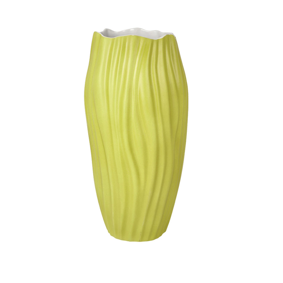VASE Kaiser Spirulina, Biskuit-Porzellan, Grün, 30 cm - Grün, Keramik (30cm) - Goebel