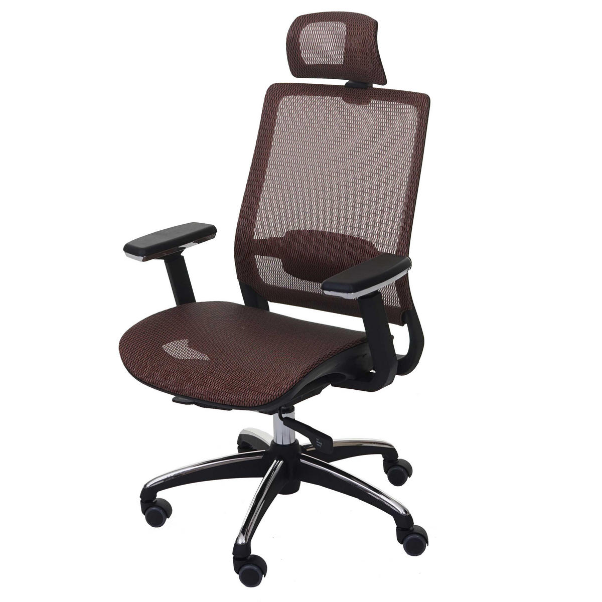 BÜROSTUHL Braun - Braun, Textil (63/124/68cm) - MCW