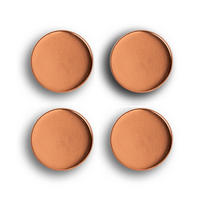 MAGNETE Ø 2,3 cm 4er-Set - Kupferfarben, Metall (2.3/0.9/2.3cm) - ZELLER