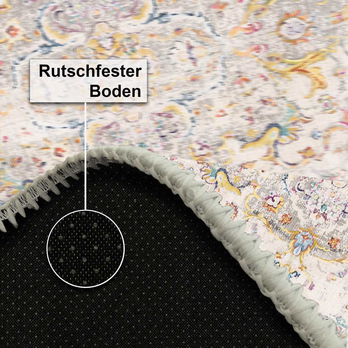 TEPPICH Renne 200/300 cm - Multicolor, Textil (200/300cm) - Bamyum