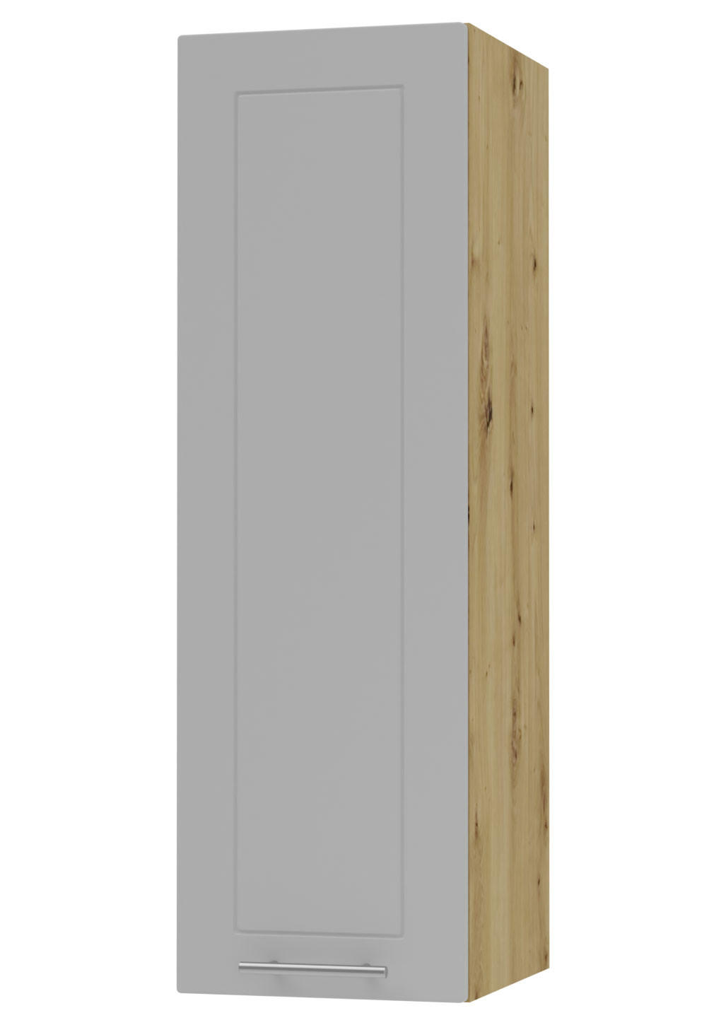 KÜCHENHÄNGESCHRANK Kvantum W4/30 Dust Grey Matt / Eiche Artisan Matt 30 / 32,5 / 96cm - Eiche Artisan/Grau, Holz/Holzwerkstoff (30/96/32.5cm) - Feldmann-Wohnen