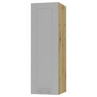 KÜCHENHÄNGESCHRANK Kvantum W4/30 Dust Grey Matt / Eiche Artisan Matt 30 / 32,5 / 96cm - Eiche Artisan/Grau, Holz/Holzwerkstoff (30/96/32.5cm) - Feldmann-Wohnen