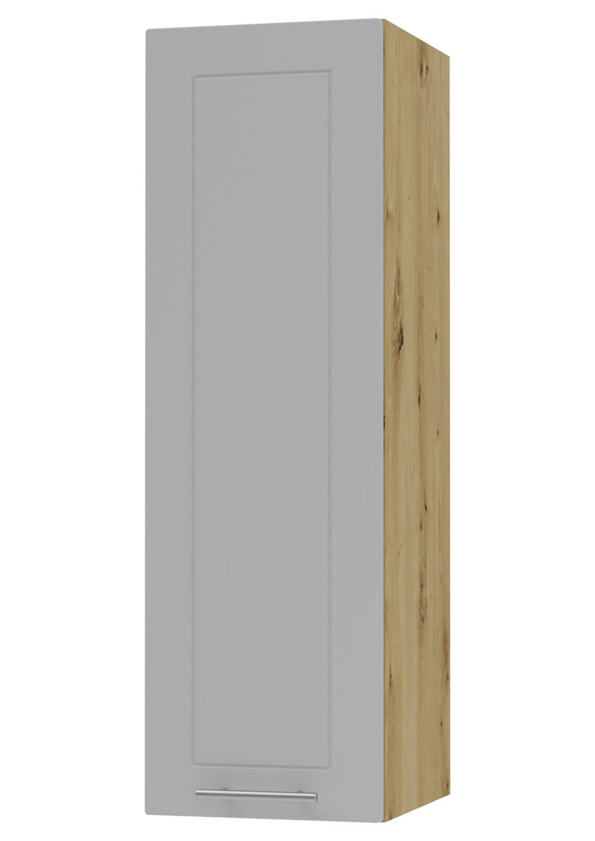 KÜCHENHÄNGESCHRANK Kvantum W4/30 Dust Grey Matt / Eiche Artisan Matt 30 / 32,5 / 96cm - Eiche Artisan/Grau, Holz/Holzwerkstoff (30/96/32.5cm) - Feldmann-Wohnen
