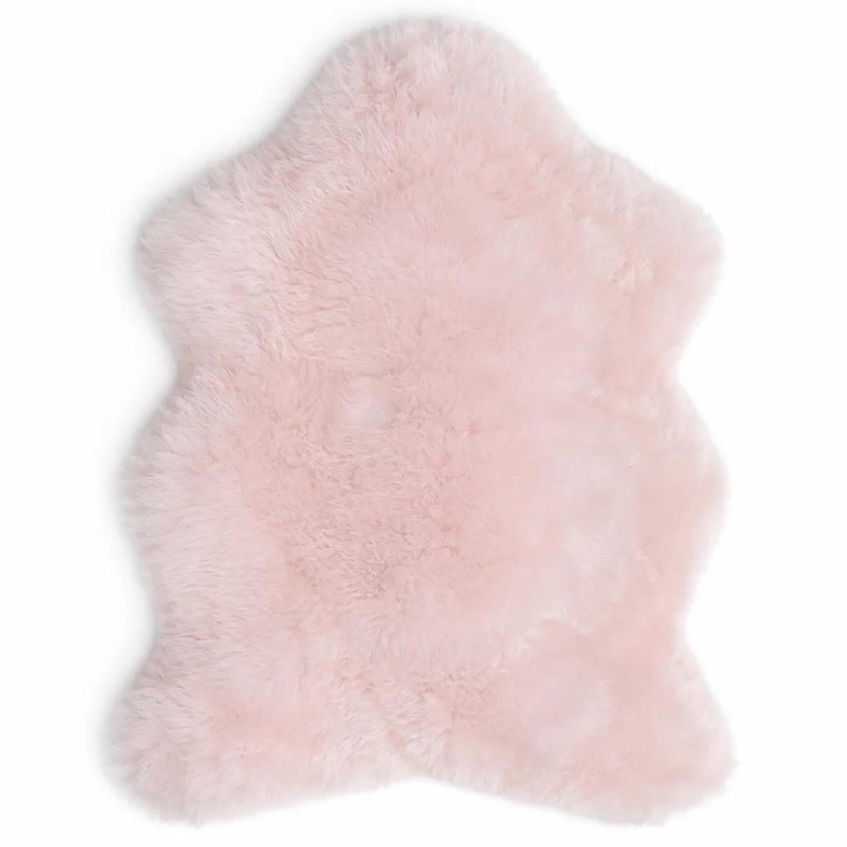 FELL Skandinavisches Schaffell Hellrosa ca. 110 cm - Rosa, Fell (60/110cm) - Provellus