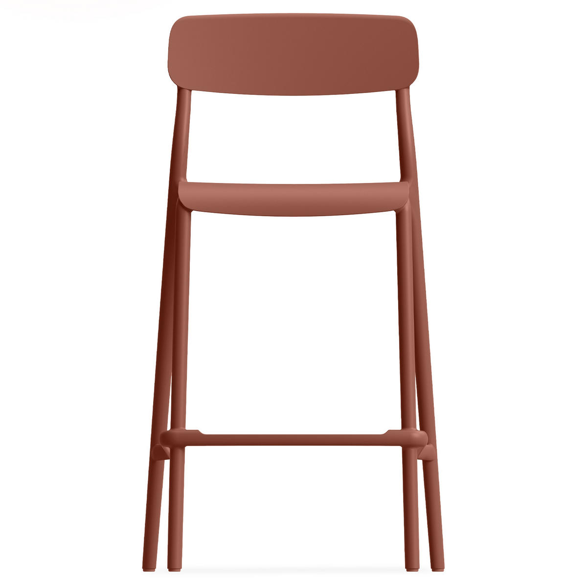 GARTENHOCKER GALIO, 2-er Set - Orange, Kunststoff (52/98.5/54.5cm) - KONSIMO®