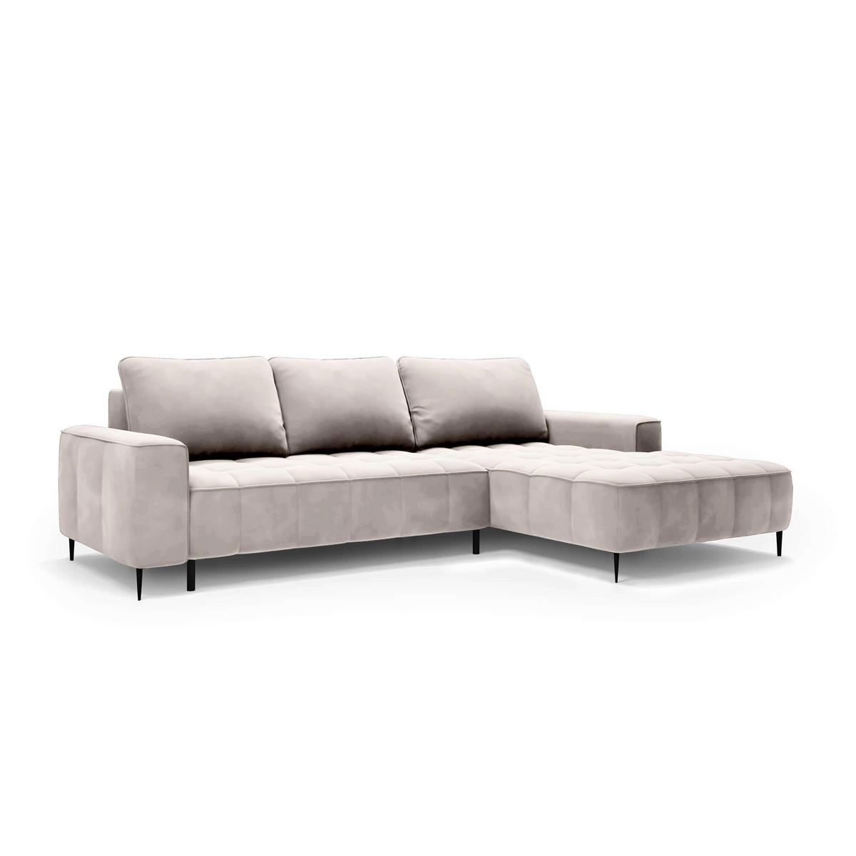 ECKSOFA Francessco Multicolor - Multicolor, Textil (280/90/166cm) - Pillovely