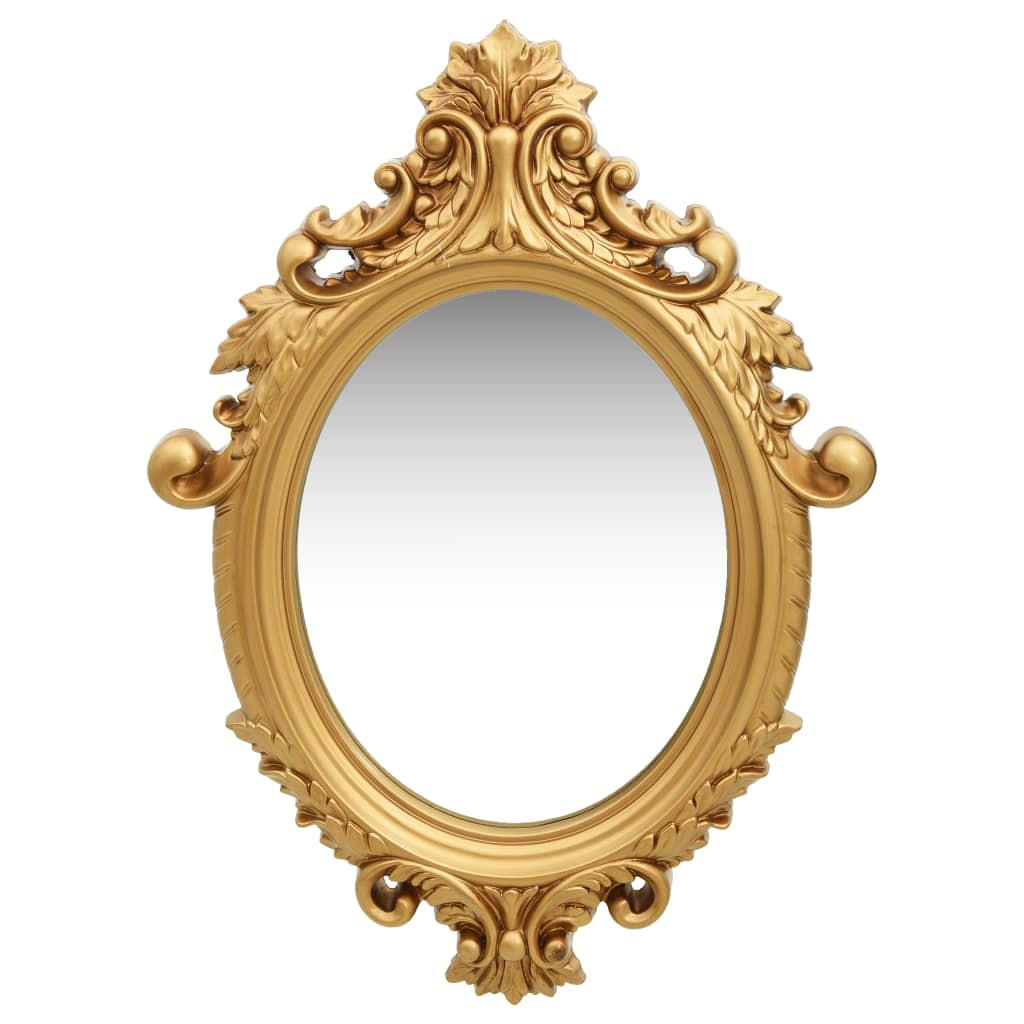 WANDSPIEGEL im Schloss-Stil 56x76 cm Golden - Goldfarben, Glas (76/56/1cm) - furnicato