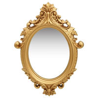 WANDSPIEGEL im Schloss-Stil 56x76 cm Golden - Goldfarben, Glas (76/56/1cm) - furnicato