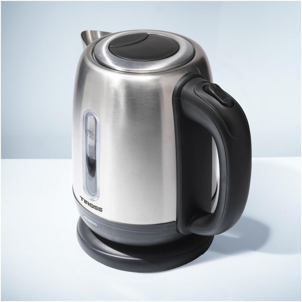 WASSERKOCHER ELEKTRISCH Silber 15/15/21 cm TS2709 - Silberfarben, Metall (15/21/15cm) - Tiross 