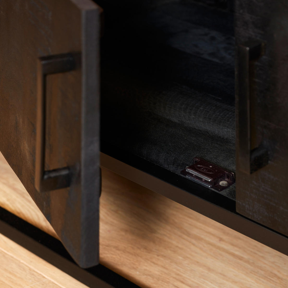 TV-MÖBEL Denver Schwarz 45/240/50 cm - Schwarz, Holz (240/50/45cm) - Starfurn