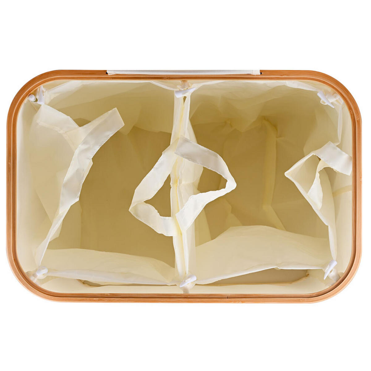 PFANDFLASCHEN-SAMMELBEHÄLTER - Weiß, Holz/Kunststoff (57/68.5/37cm) - Relaxdays