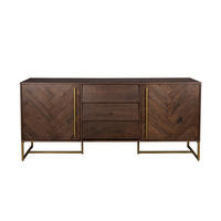 SIDEBOARD Klasse Hoch Dunkelbraun - Braun, Holz (180/80/45cm) - Dutchbone