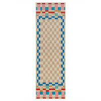 WOLLTEPPICH DAHLIA, geometrisch, Bunt, 80 x 300 cm - Multicolor, Textil (80/300cm) - KADIMA DESIGN