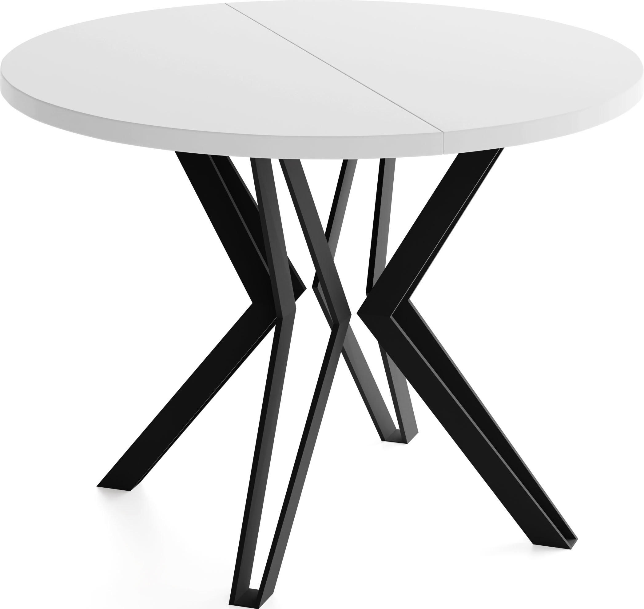 WFL Group Esstisch Weiß 200x76x120 cm