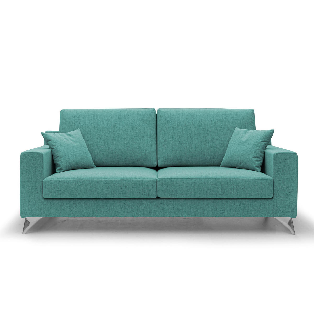 LINEARSOFA Michael - Grün, Textil (186/95/91cm) - Divani.store