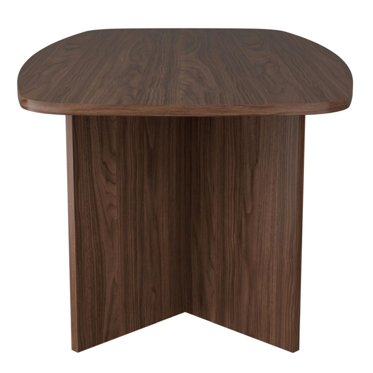 ESSTISCH PIANO Holzoptik Nussbaum Wisconsin 190x100 cm - Nussbaumfarben, Holzwerkstoff (100/190/74.5cm) - Selsey