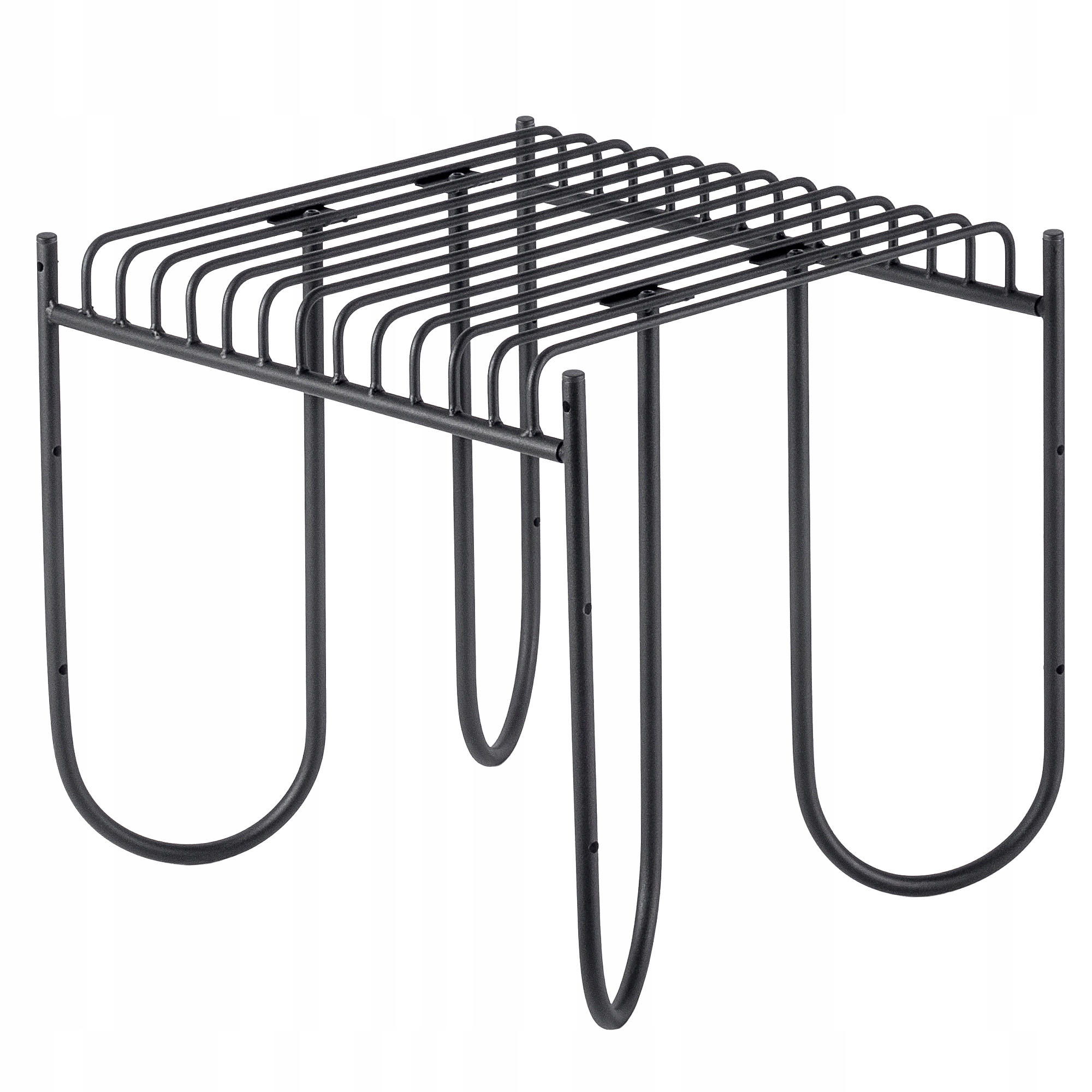GARTENBANK 50 x 45 cm, schwarz - Schwarz, Metall (45/50cm) - KADAX